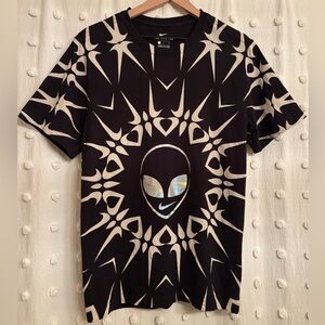 Nike Festival Alien Tee - Black and White Nike Tee with Iridescent Alien